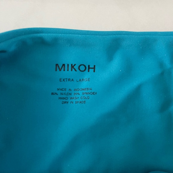 MIKOH SZ XL Venezuela Crotched triangle TOP AND BOTTOM  in Mist NWT - Picture 4 of 4
